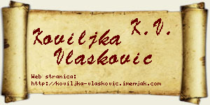 Koviljka Vlašković vizit kartica